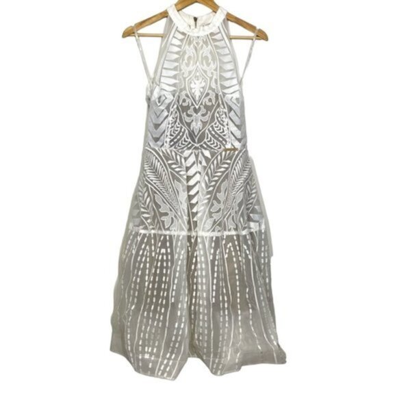 Bronx and Banco White Dress‎ Women Size Medium - Picture 2 of 13
